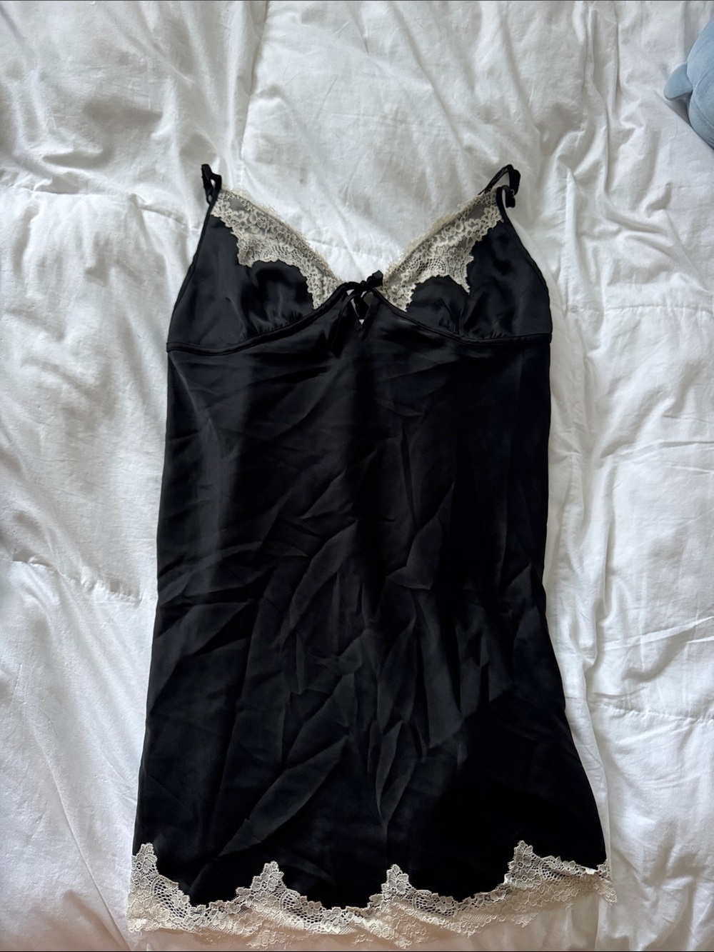 Abercrombie Black Lace Slip Dress